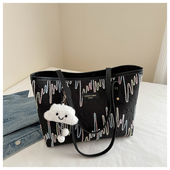 Handheld Large Capacity Tote Bag Women Fall/Winter New Casual Versatile Premium Feel Shoulder Bag