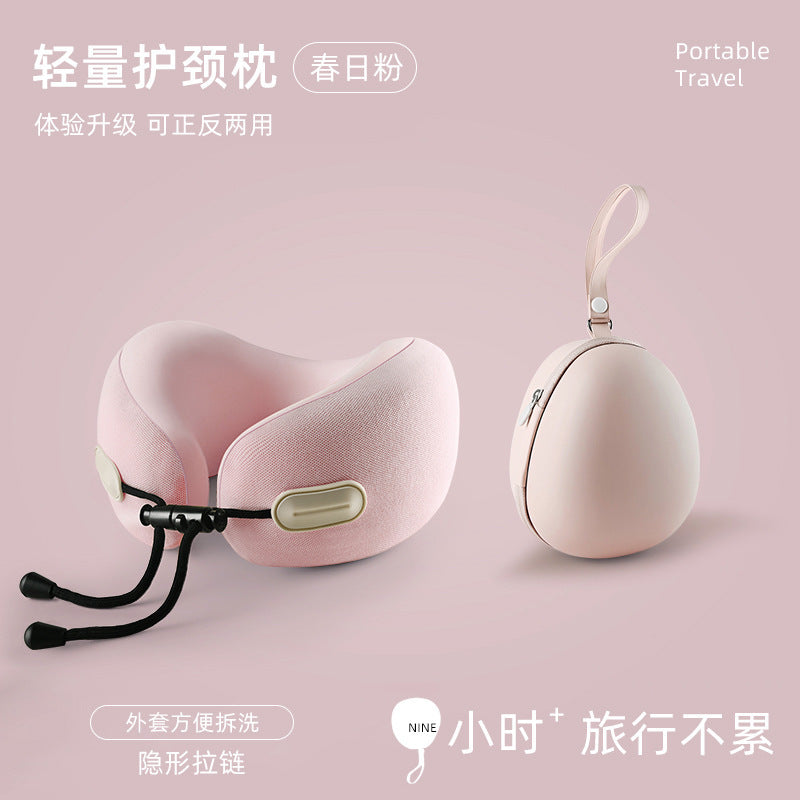 Memory Foam U Storage U Neck Pillow Travel Travel Neck Pillow
