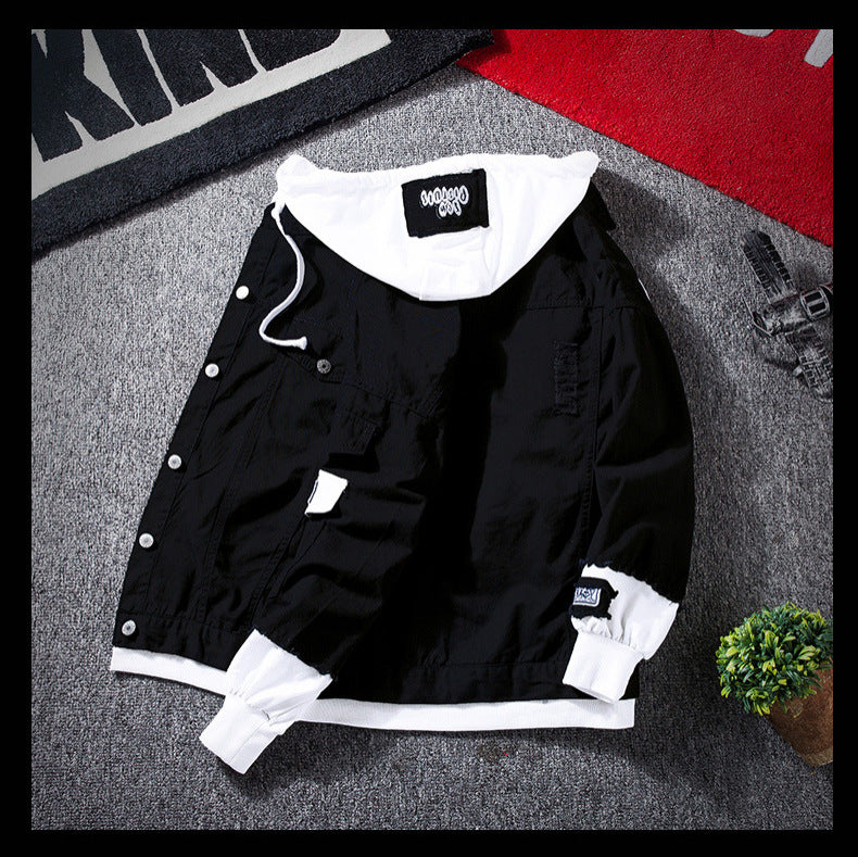 Jacket Men Korean Style Trendy Versatile Casual