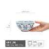 复古中式团圆饭餐具套件批发碗陶瓷碗盘套装家用菜碗米饭碗圆形盘