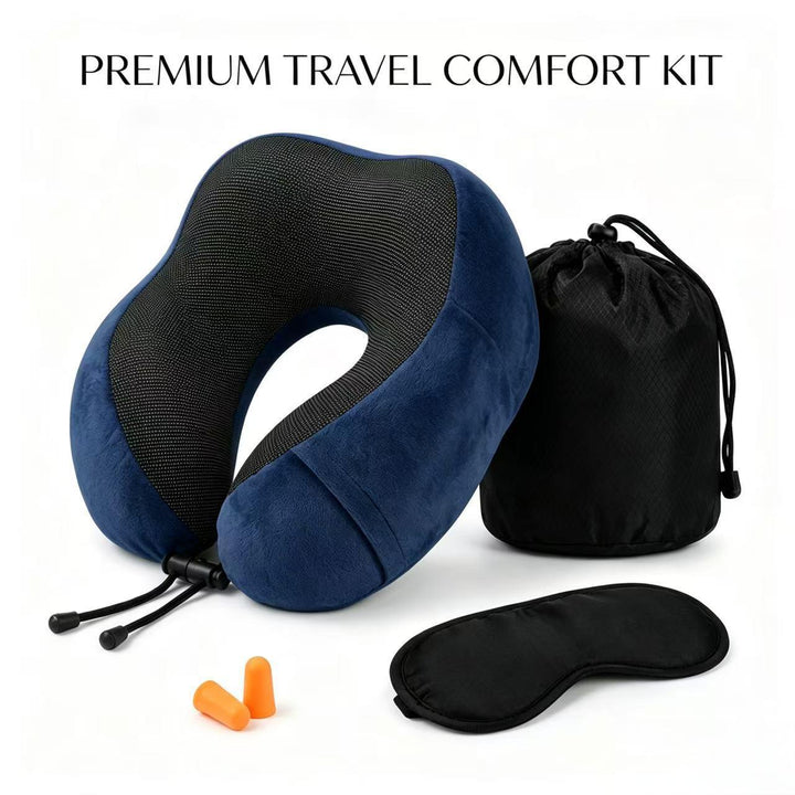 U Memory Foam Neck Pillow Travel Neck Pillow Portable U