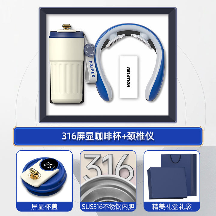 商务礼品套装咖啡杯颈椎仪礼盒活动创意礼品定制LOGO伴手礼送客户