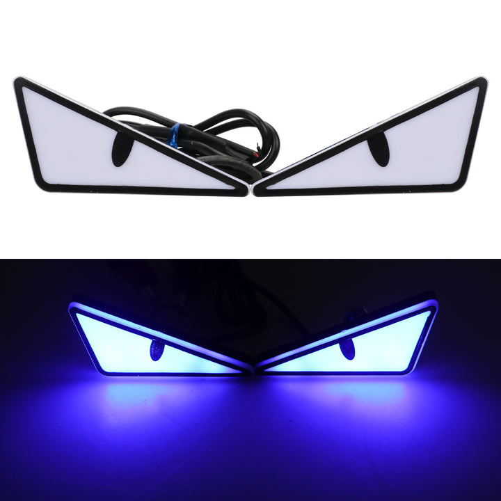 Motorcycle License Plate Screw Light – Triangle Demon Eyes __NS 73__ Decoration