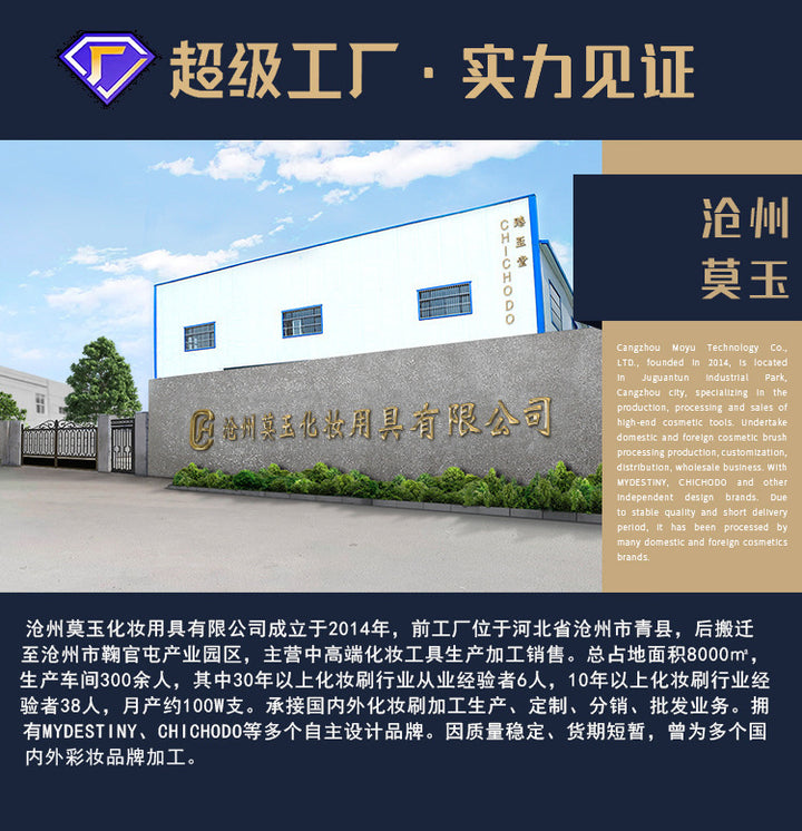 定制多功能便携双头黑白化妆刷粉底刷跨境热卖美妆工具化妆刷沧州