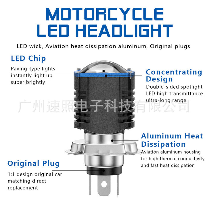 New LED H 4 H 6 BA 20 D