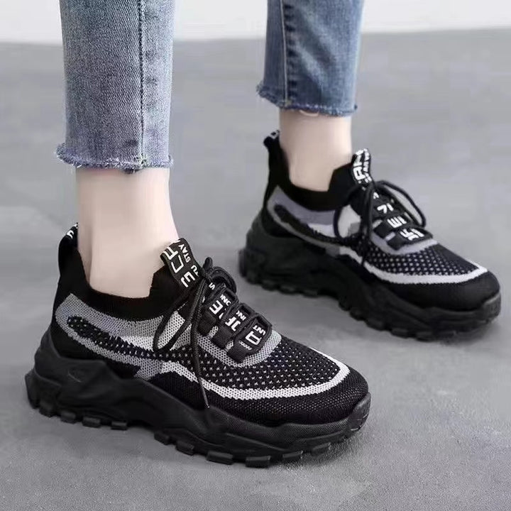 Shoes Women Spring Women Shoes Casual Breathable Sneakers Women Thick Shoes Running Shoes Wholesale