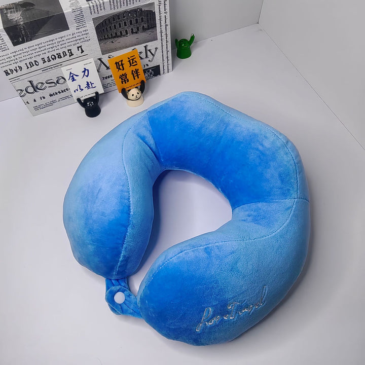 Memory Foam U Neck Pillow Travel Gift Logo