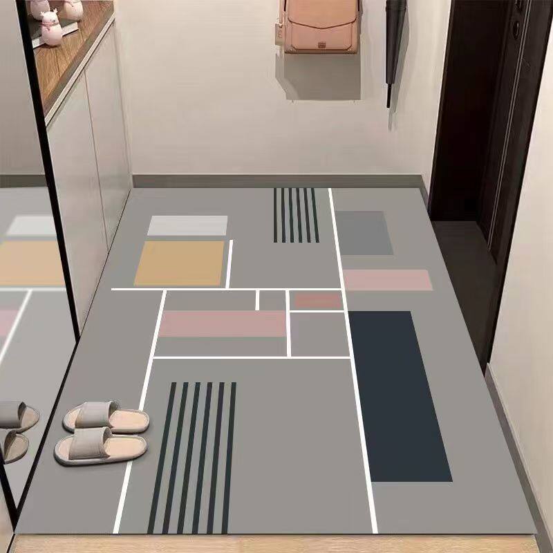 Entryway Shoes Floor Mat Home Entryway Floor Mat Light Luxury Non Slip Foot Mat