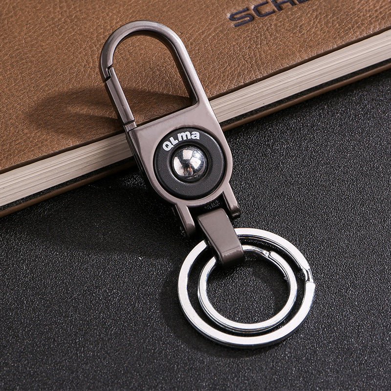 New Car Keychain Unisex Hang Keychain Stainless Steel Key Hanging Decor Couple Gift
