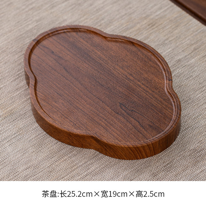 茶盘家用茶台密胺托盘小型干泡盘简约日式轻奢沥水储盘茶海套装