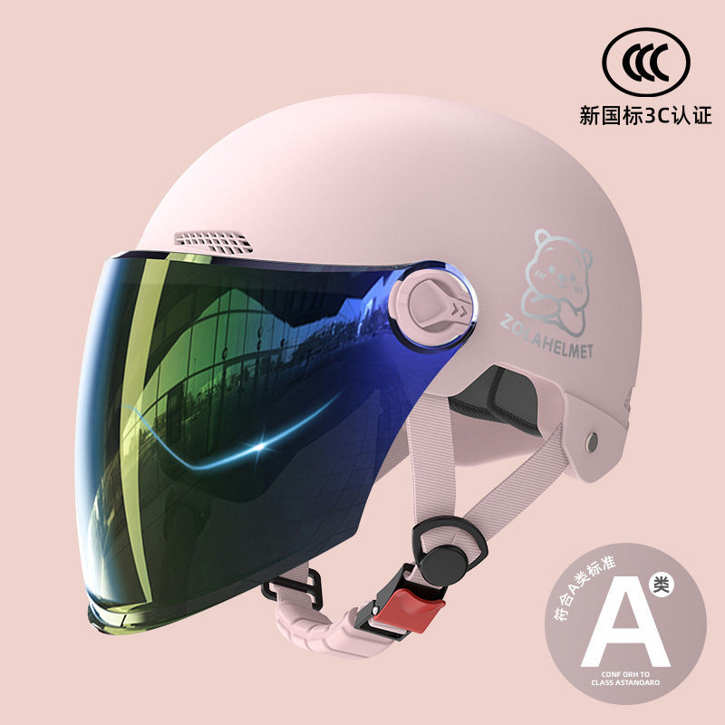 New Small Helmet Electric Vehicle Sun Protection Women Light Wholesale Winter
