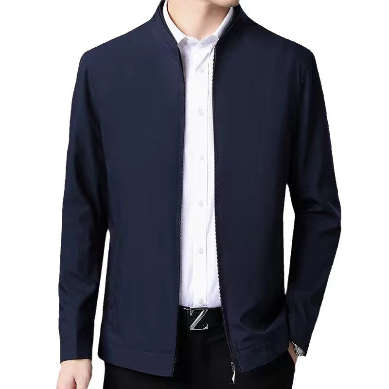 Men Genuine Casual Jacket Spring Thin