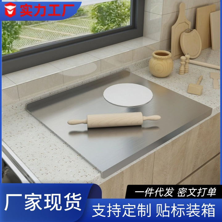 304不锈钢菜板加厚双面砧板家用砧板切菜板擀面揉面板厨房切水果