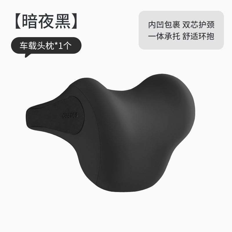 新款汽车头枕腰靠车用记忆棉靠垫腰垫腰枕护颈枕电动按摩枕头批发