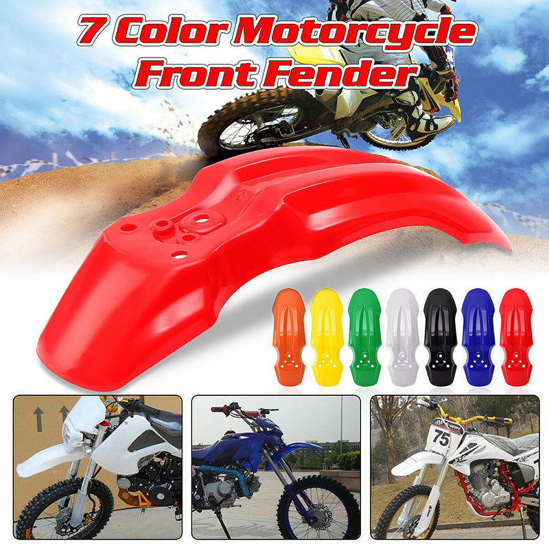 跨境CRF50越野摩托车前挡泥板XR50出口配件泥坑自行车摩托车配件