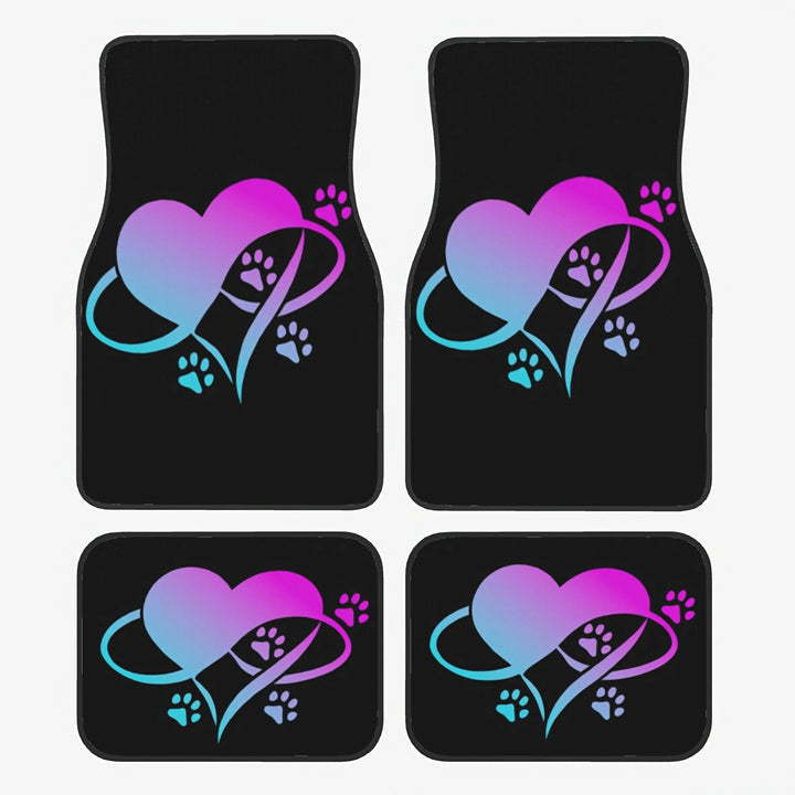TEMUNordic Vintage Car Foot Mat Carpet Carpet 4 Piece Set Stain Resistant Floor Mat Wholesale Drop Shipping