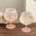 Gradient Pink Frosted Glass Wine Cup – French Style High-Stem Red Wine & Champagne Glass
