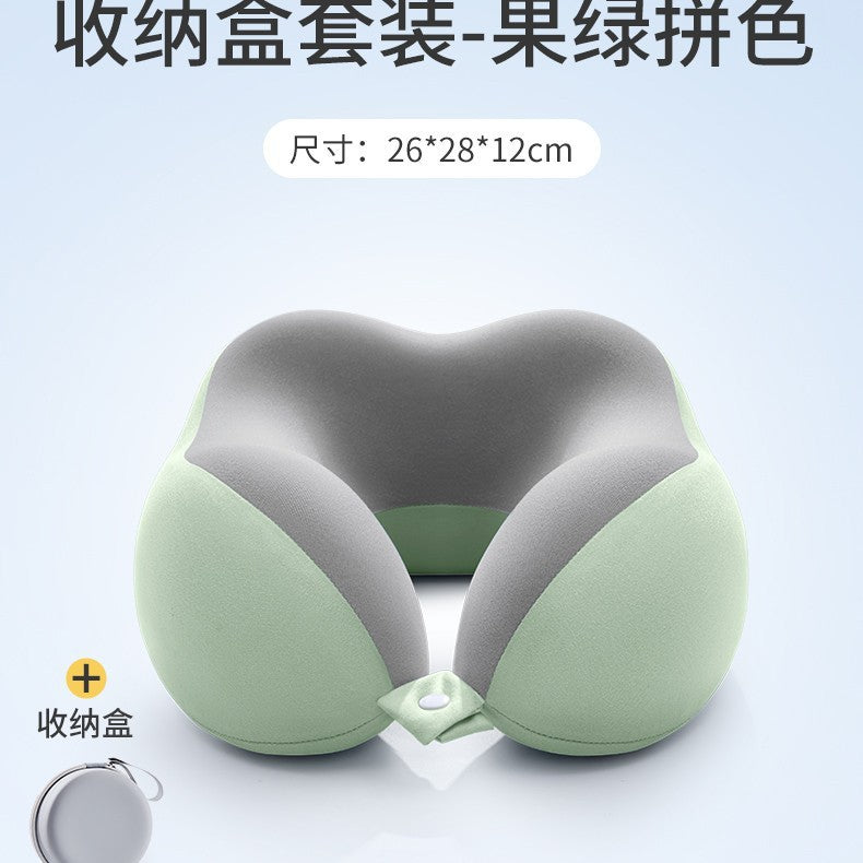 记忆棉u型枕旅行护颈枕飞机睡觉枕头脖枕颈椎脖子靠枕便携式u形枕