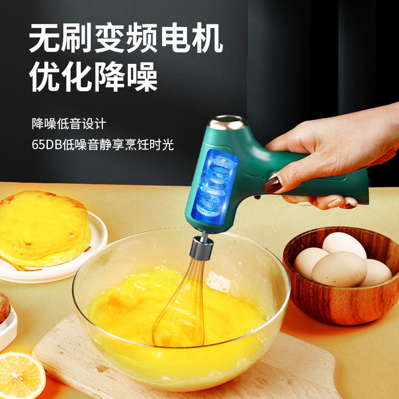家用烘焙无线手持电动打蛋器打发奶油搅拌厨房烘焙小工具蛋清打发