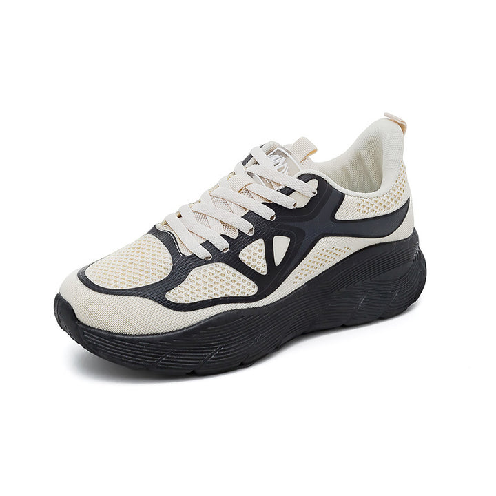 Spring New Sneakers Women Couple Versatile Thick Casual Breathable Running Shoes Small Shoesf 8829