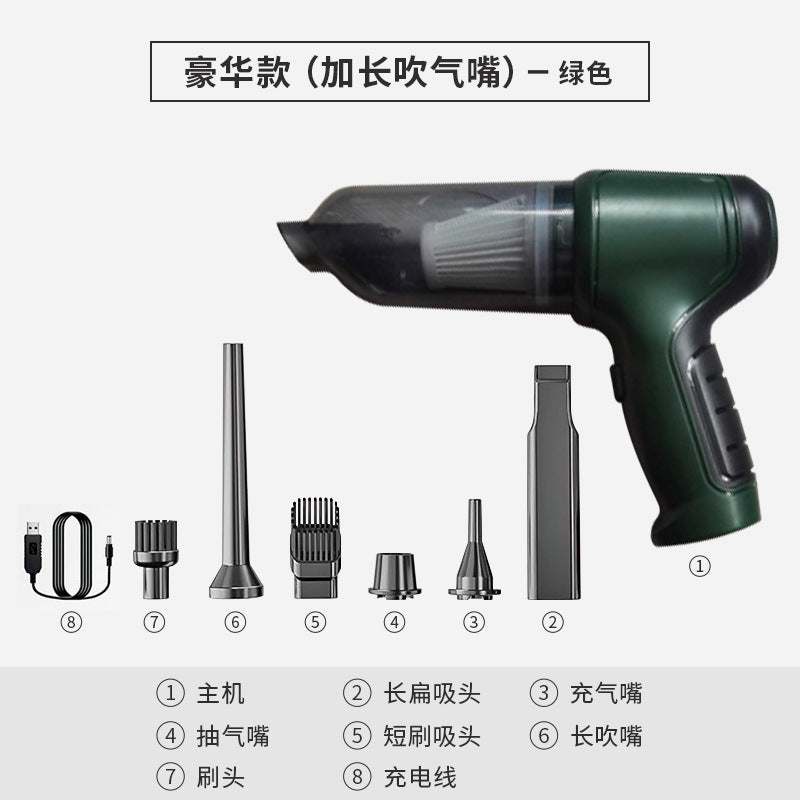 跨境车载吸尘器家用无线大吸力小型强力手持美缝专用粉尘充电款