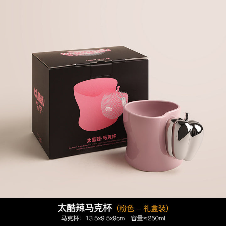水果马克杯创意杯子陶瓷水杯情侣家用办公室对杯原创小众生日礼物