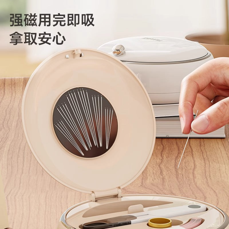 Magnetic Portable Sewing Kit – Compact Home & Dorm Needle & Thread Set