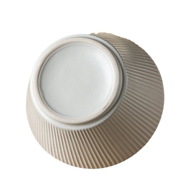 Nordic Vintage Embossed Bowl Home Premium Feel Bowl Bowl Ceramic Small Bowl Tableware Bowl
