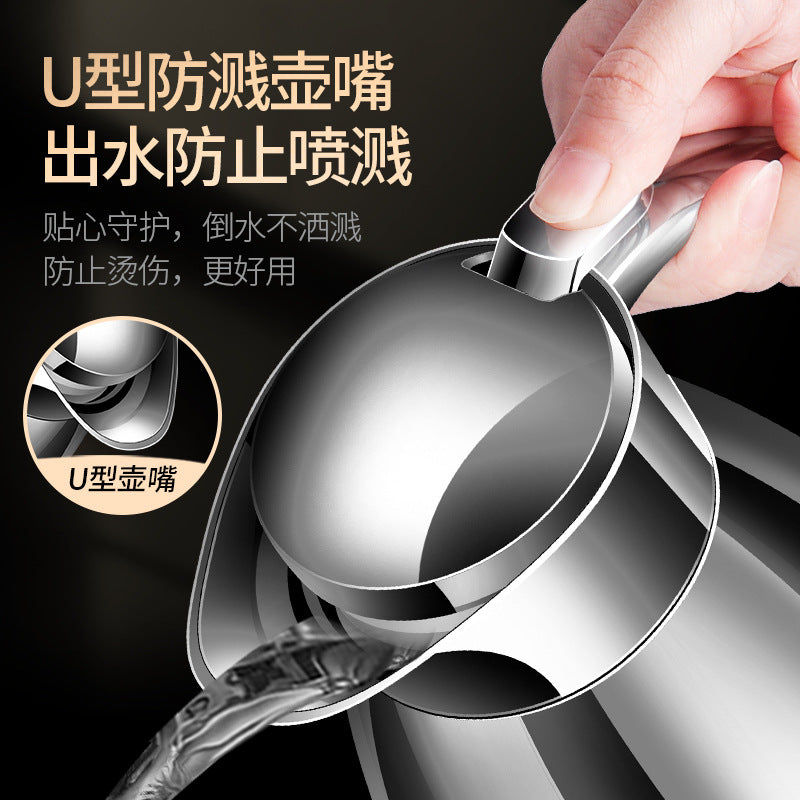 德式316L不锈钢保温热水壶多层加厚水壶家用24小时长效保温暖水壶