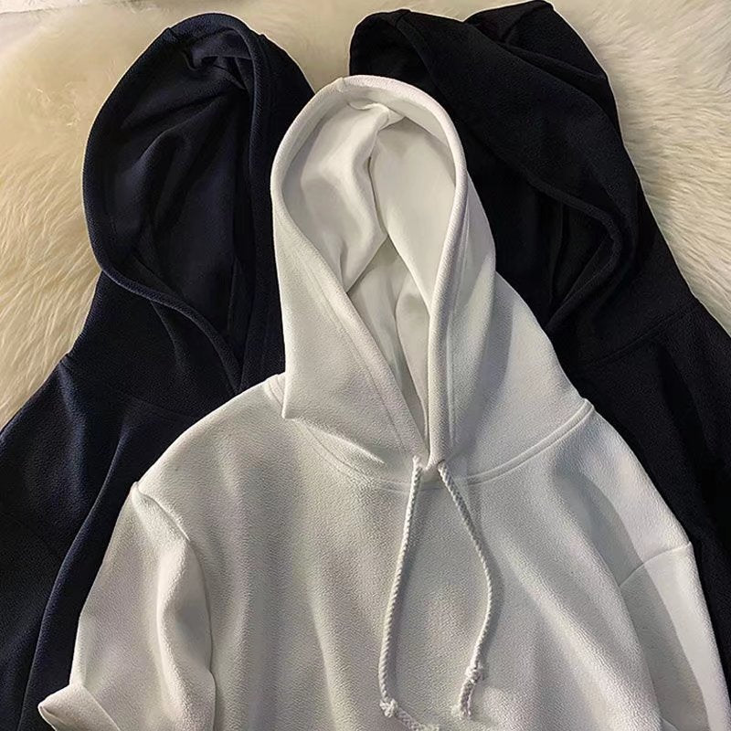 连帽短袖T恤男简约百搭卫衣夏季chic港味oversize衣服ins半袖上衣