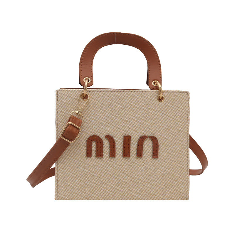 Wholesale Fashion Handheld Small Square Bag Women's Bag Summer New Light Luxury Shoulder Bag Commuter Cros