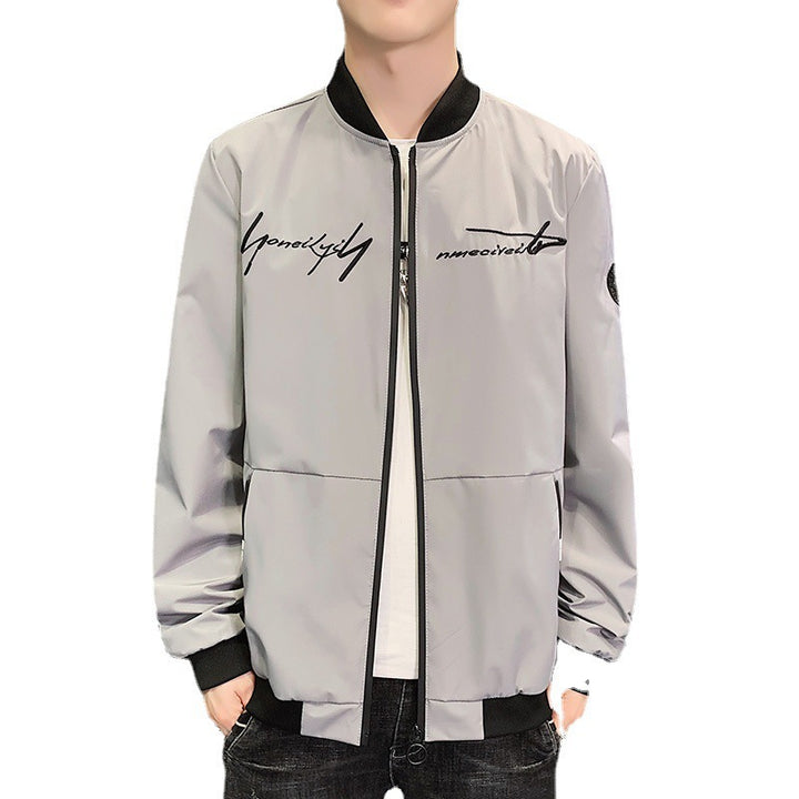 Jacket Men Spring Top Korean Style Trendy Men Spring New Men's Sports Casual Thin
