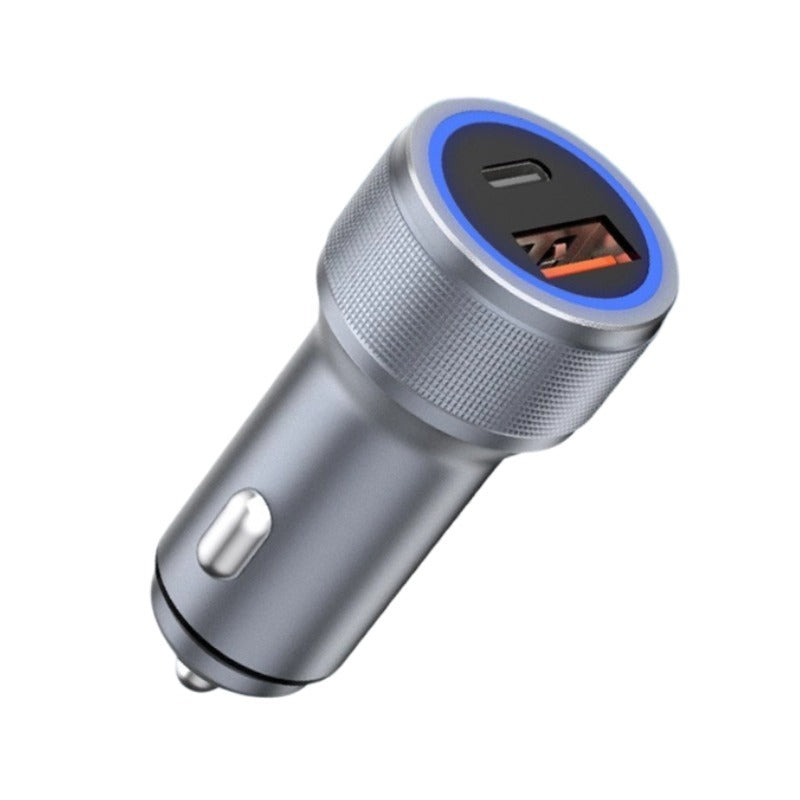 Metal Aluminum PD Super Fast Car Charger for Huawei - Premium Cigarette Lighter Adapter