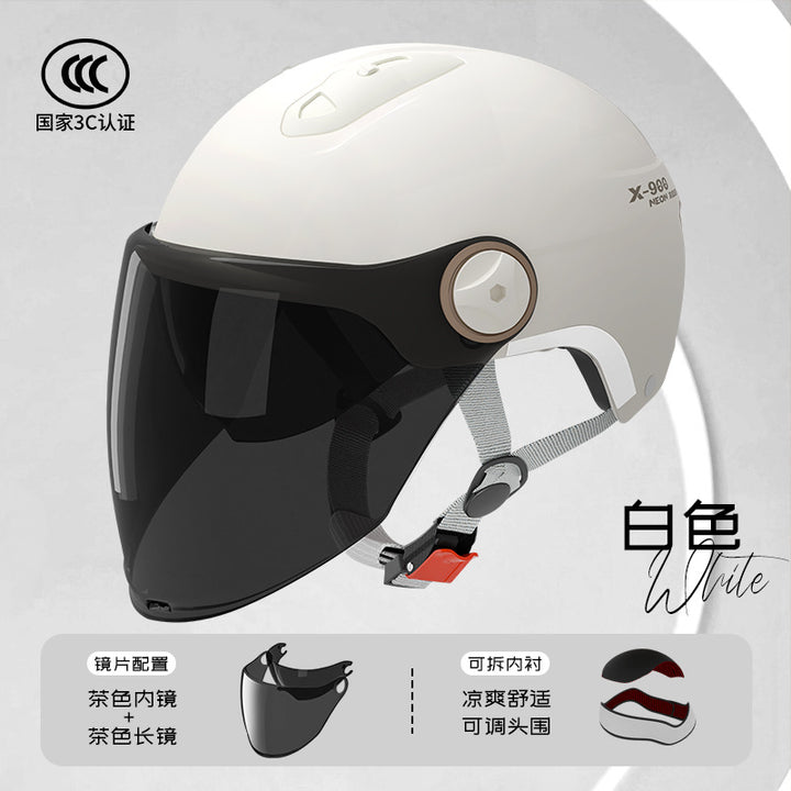 3 C Helmet Motorcycle Men's Women's
