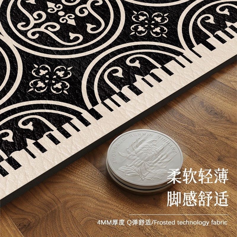 Kitchen Special Stain Resistant Foot Mat Modern Minimalist Home Door Mat Non Slip Floor Mat