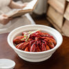 简约高颜值家用厚边陶瓷大碗餐具创意大号汤碗餐具汤菜碗小龙虾碗