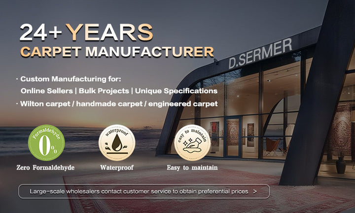 Handmade custom-made carpet Export floor mat Carpet factory