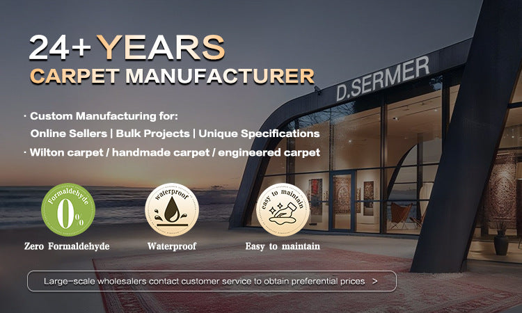 Handmade custom-made carpet Export floor mat Carpet factory