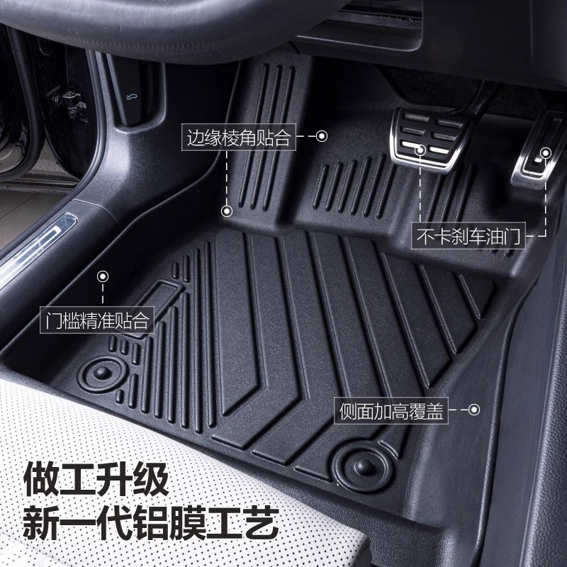 Universal TPE Car Floor Mat – Full Surround Odour-Free Waterproof Interior Pad