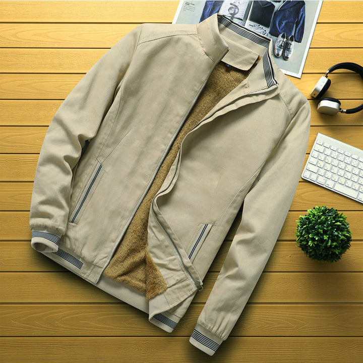 Spring Cotton Slim Fit Men's Casual Jacket