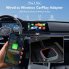 跨境有线转无线炫彩灯carplay盒子车机互联android auto CXZ521