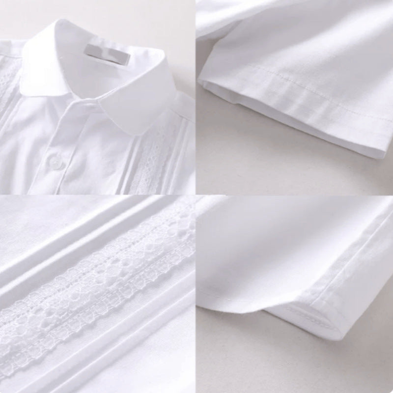 Women Kids Shirt Short Sleeve Summer Kids Student Versatile