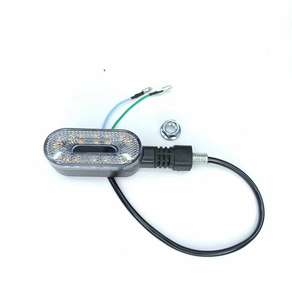 外贸订单电动车摩托车12v转向灯二线LED黄光转弯灯方向灯通用配件