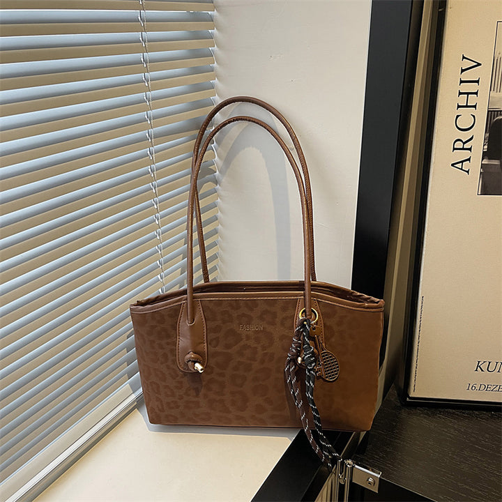 Bag Large Capacity Commuter Minimalist Tote Bag Fall/Winter Premium Feel Vintage Versatile Women's Single Shou