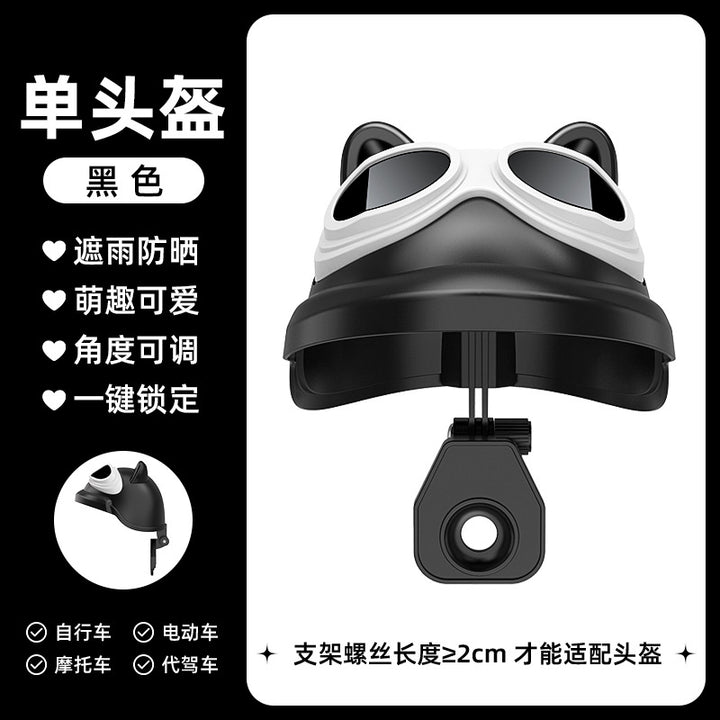 Electric Vehicle Phone Motorcycle Small Helmet Phone