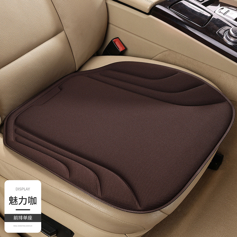 Seaweed Fiber Latex Car Seat Cushion 3-Piece Set – Breathable Anti-Slip Universal Car Seat Pad
