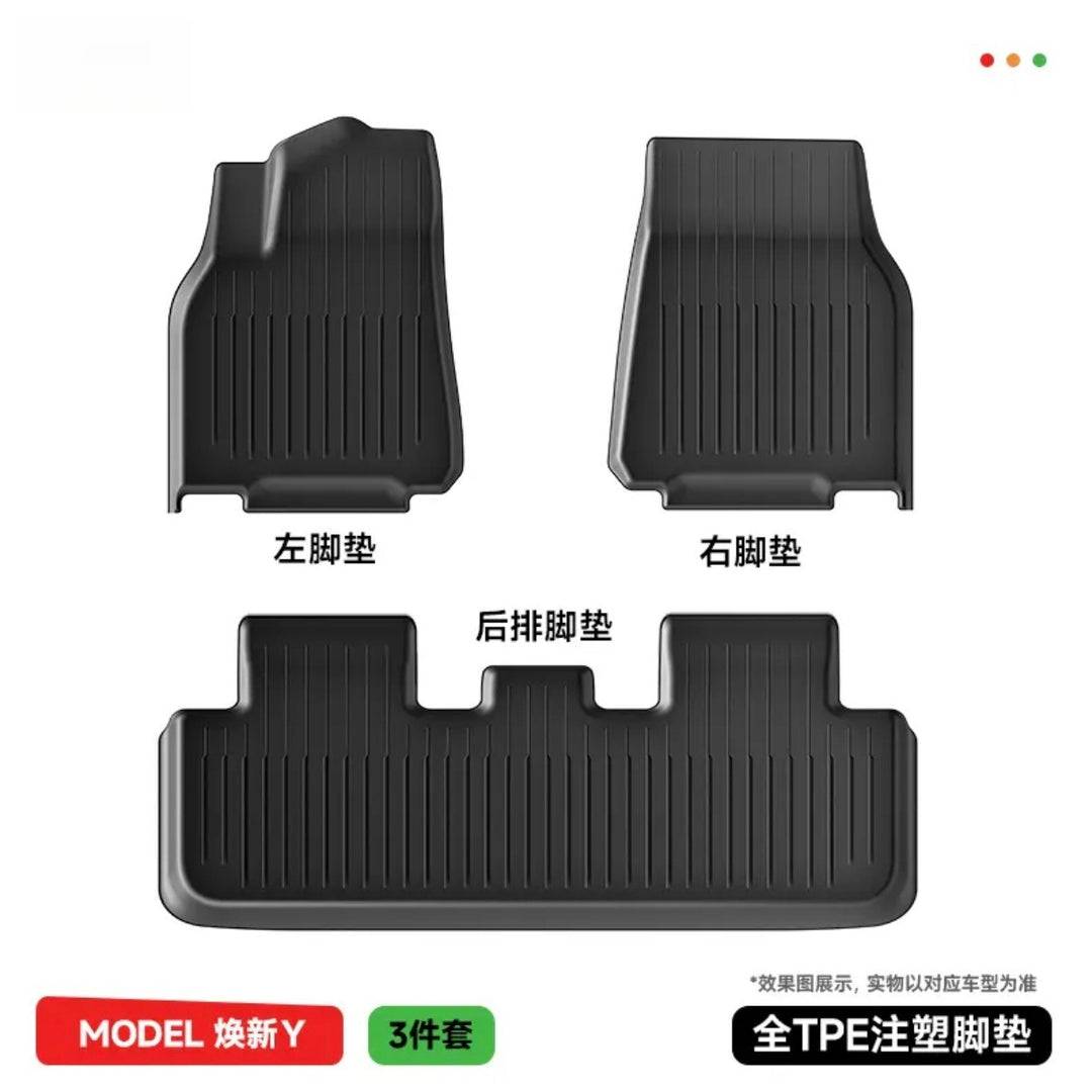 Compatible Model Y/YL/3 Foot Mat Floor Mat Tesla Accessories