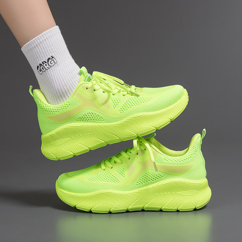 Spring New Sneakers Women Couple Versatile Thick Casual Breathable Running Shoes Small Shoesf 8829