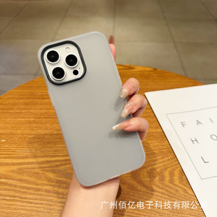 For iPhone17 Phone Case 2-in-1 New Jelly Precision Protective Case 16 PROSolid Color Shockproof