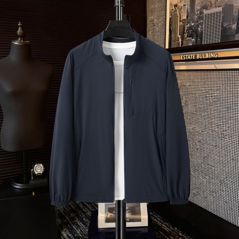upf 50 Sun Protection Men's Summer Casual Thin Breathable Jacket